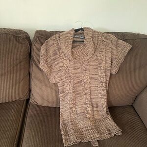 Brown Knit Women's Sweater